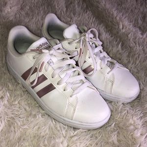 VGUC Adidas Cloudfoam Rose Gold Sneaker Size 8